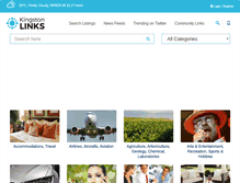 Tablet Screenshot of kingstonlinks.com